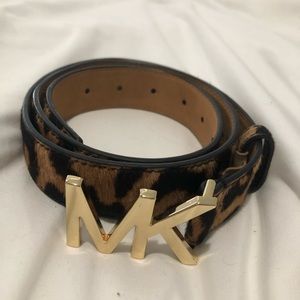 Michael Kors Calf Hair Belt